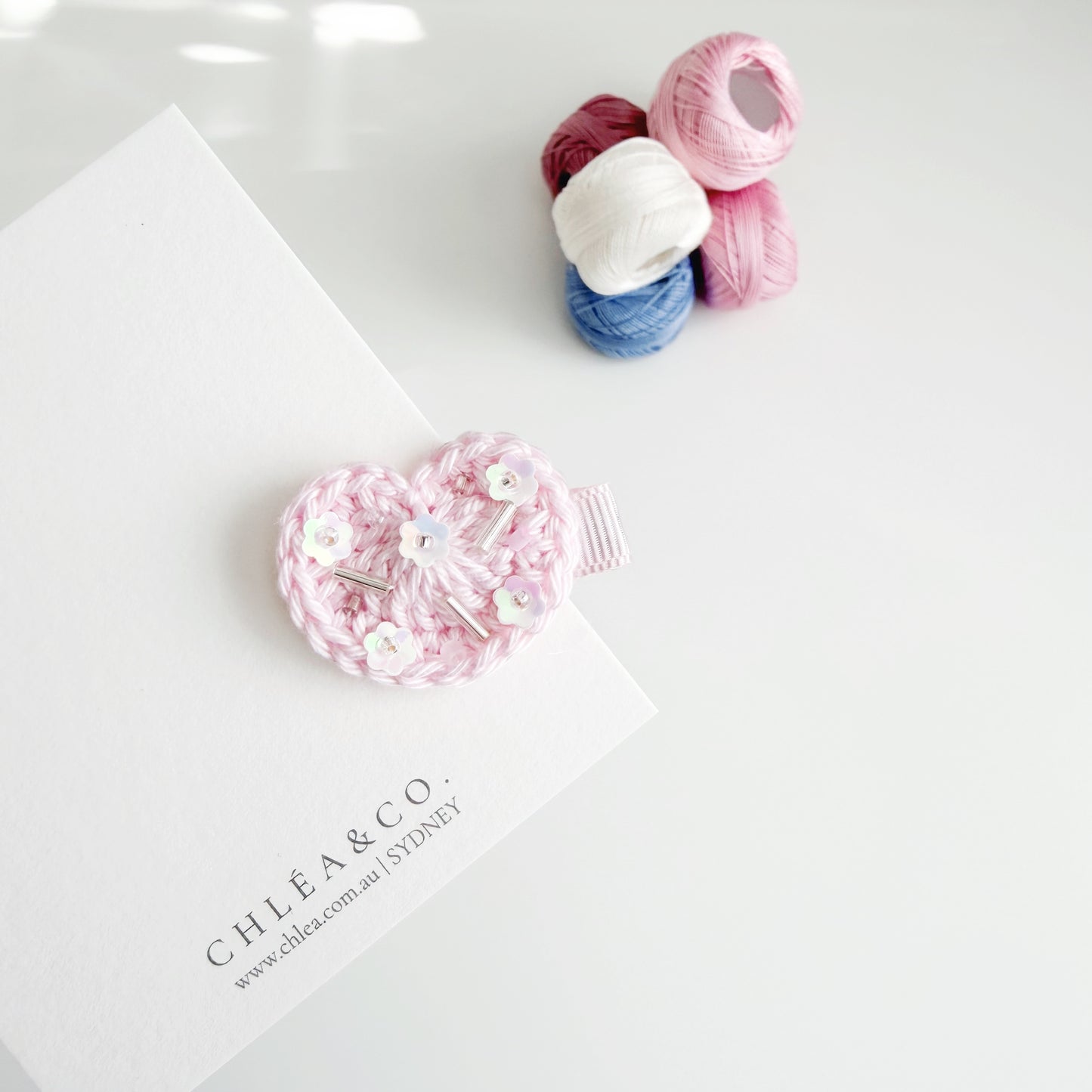 Sparkle Heart Clip