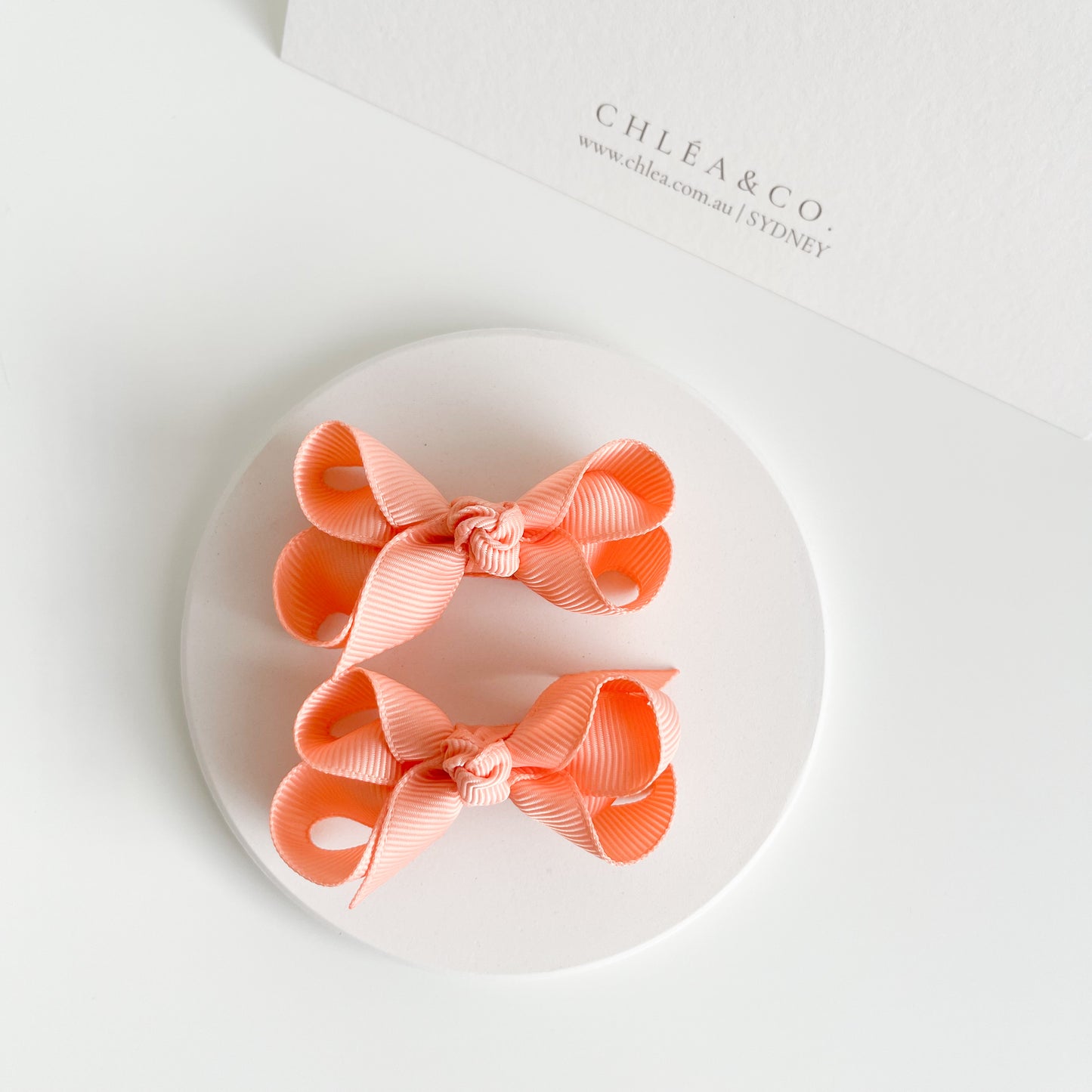 Petite Emilia Pigtail Bow Set