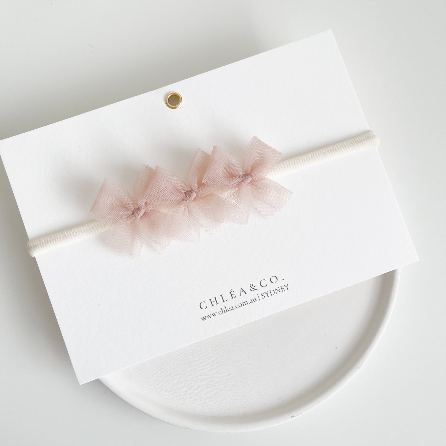 Petite Ballerina Tulle Bow Headband