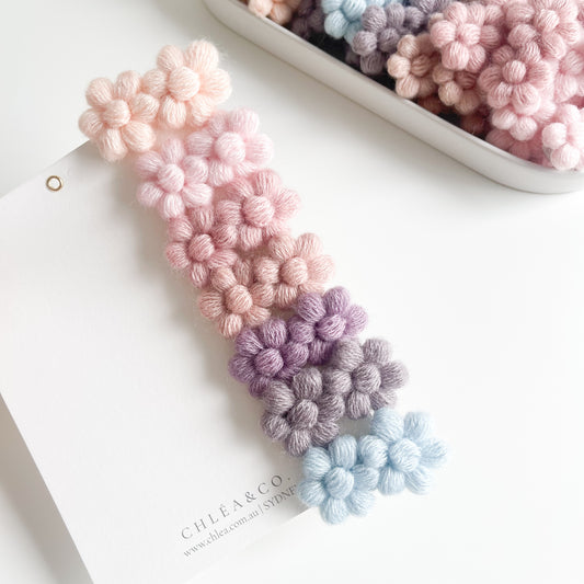 Daisy Dove Crochet Hair Clip