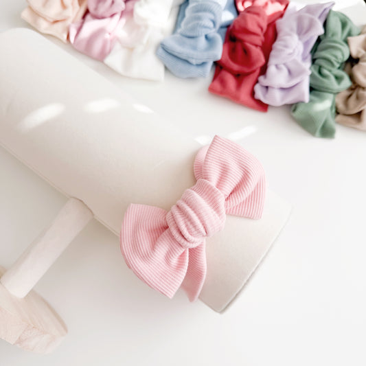 Single Bow Topknot Baby Headband