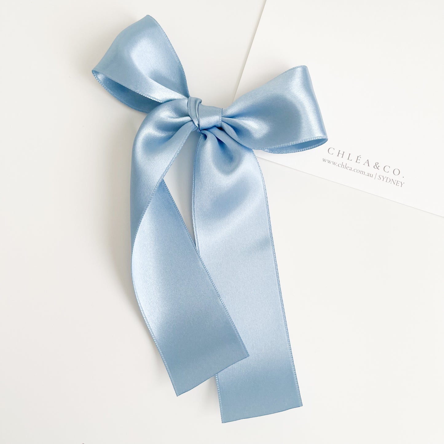 Signature Satin Long Tail Bow |  Petite XL