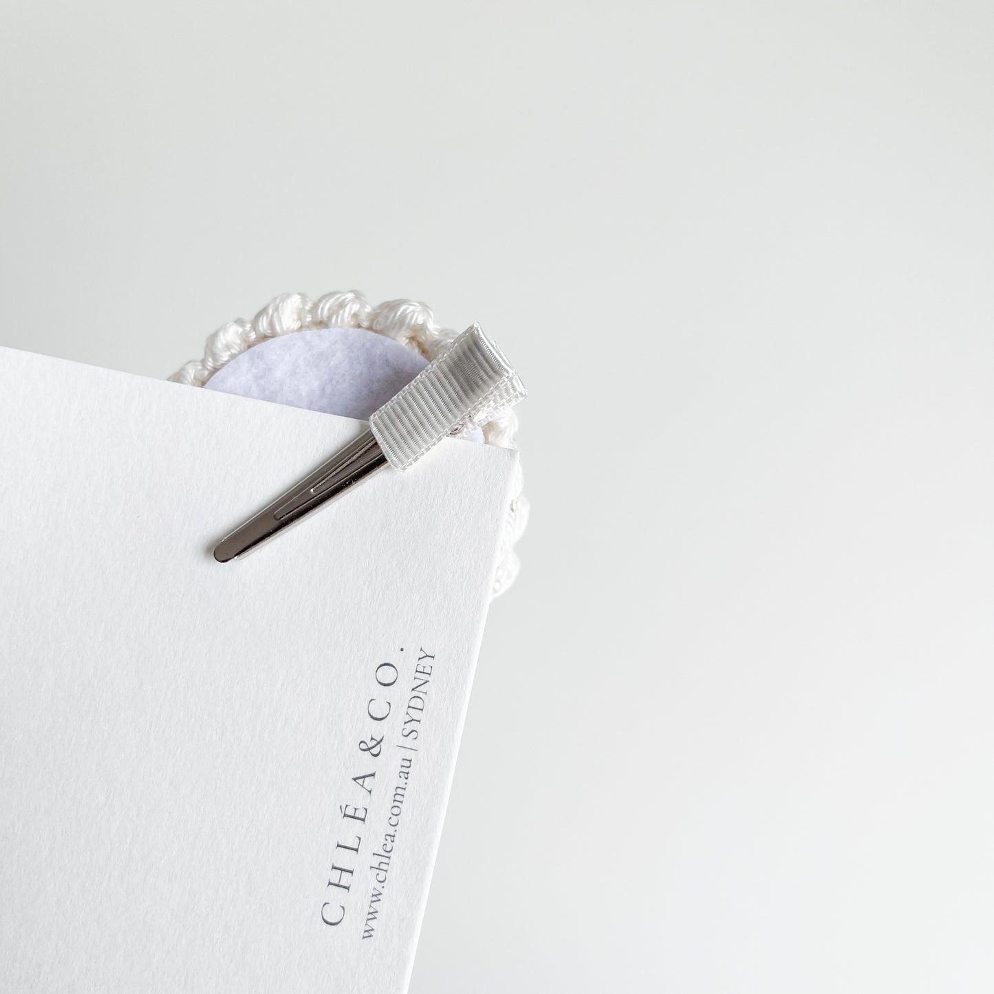 Birthday Cake Crochet Clip