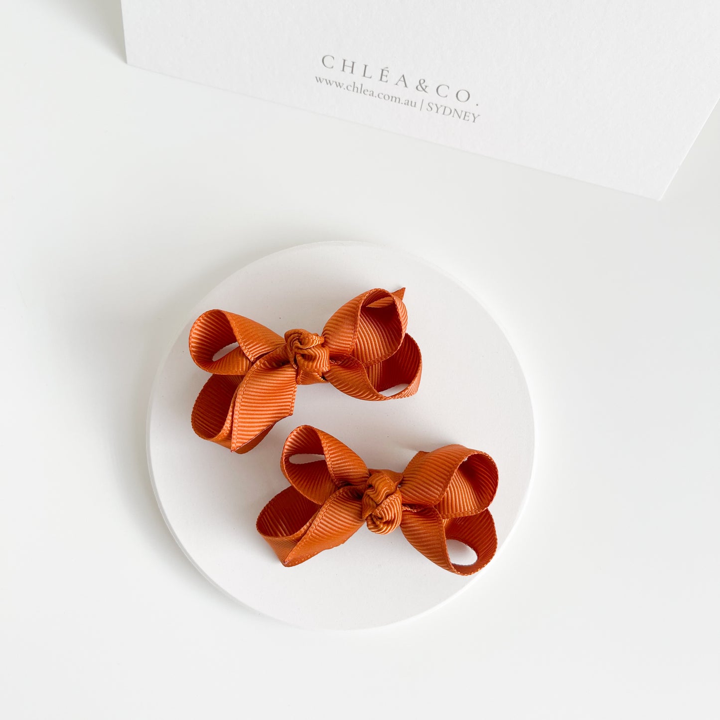 Petite Emilia Pigtail Bow Set