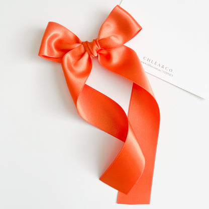 Signature Satin Long Tail Bow | Standard