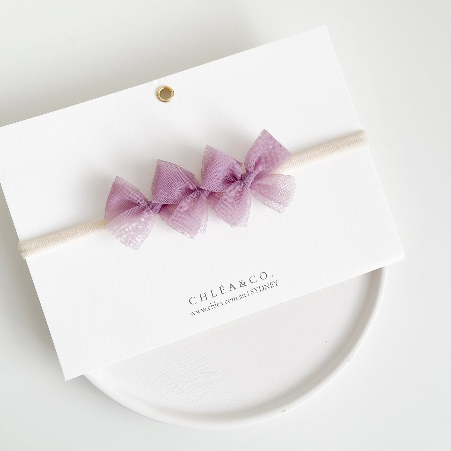 Petite Ballerina Tulle Bow Headband