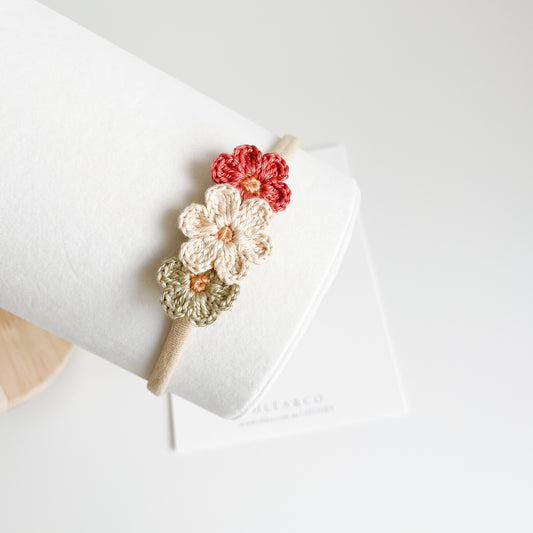 Ardley Flower Crochet Headband