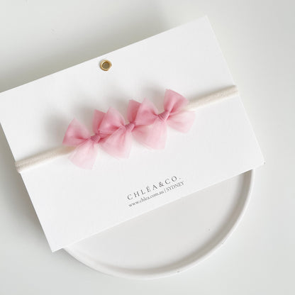 Petite Ballerina Tulle Bow Headband