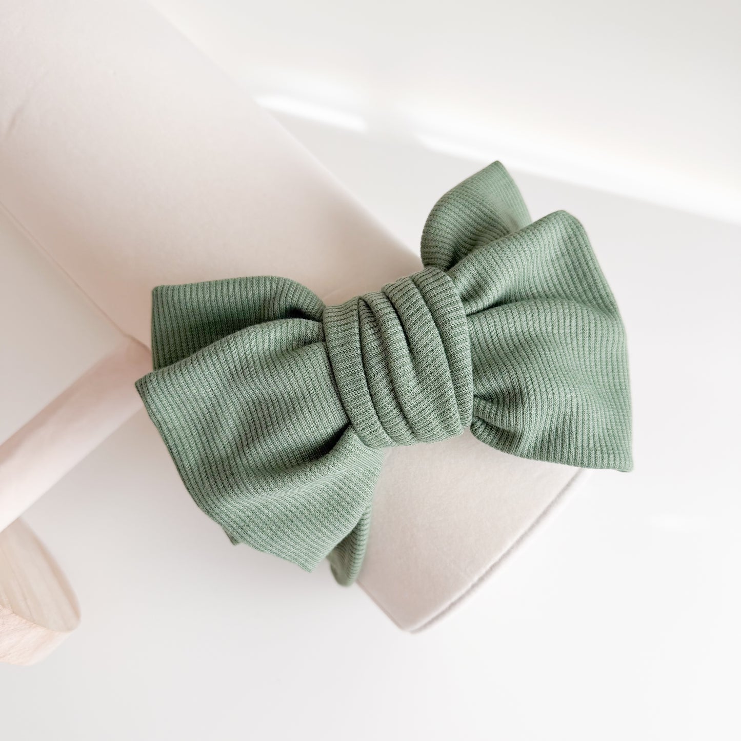 Double Bow Oversized Topknot Baby Headband