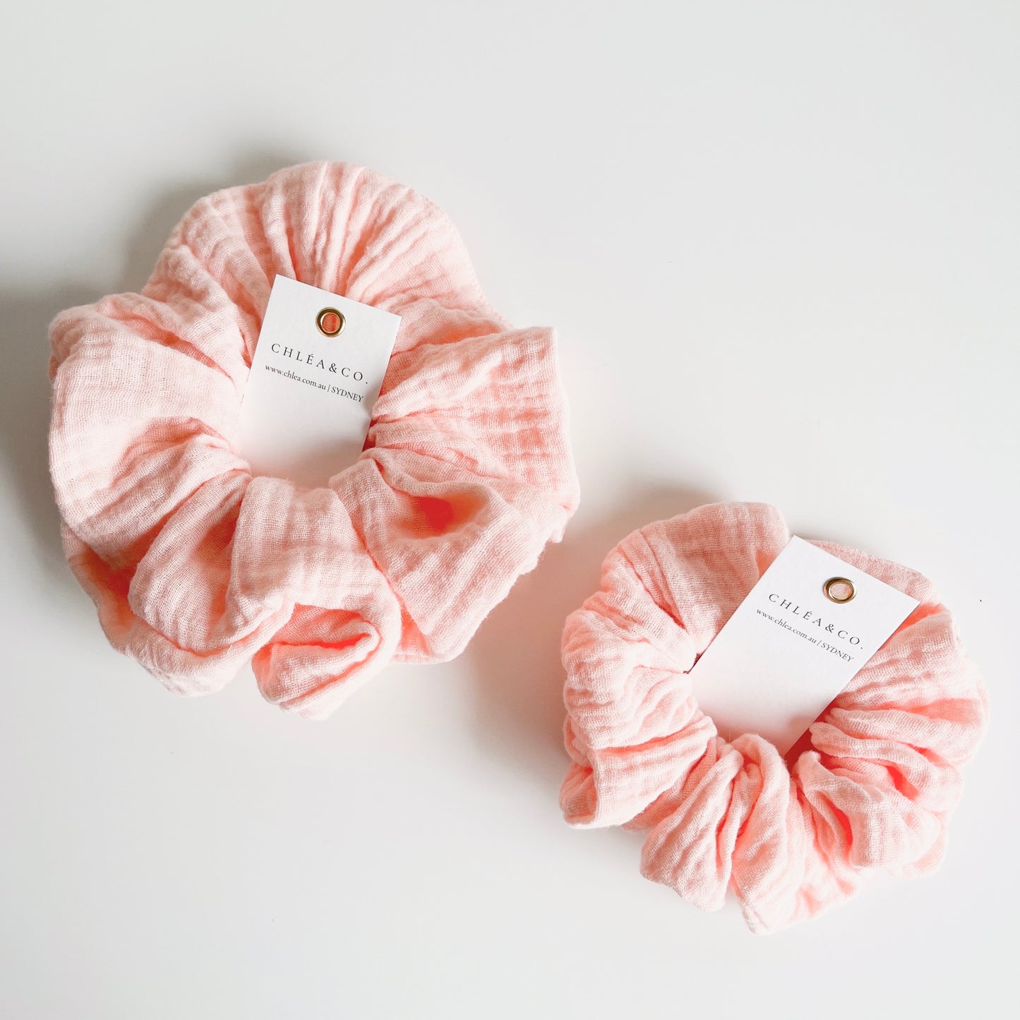 Mum & Little One Muslin Scrunchies