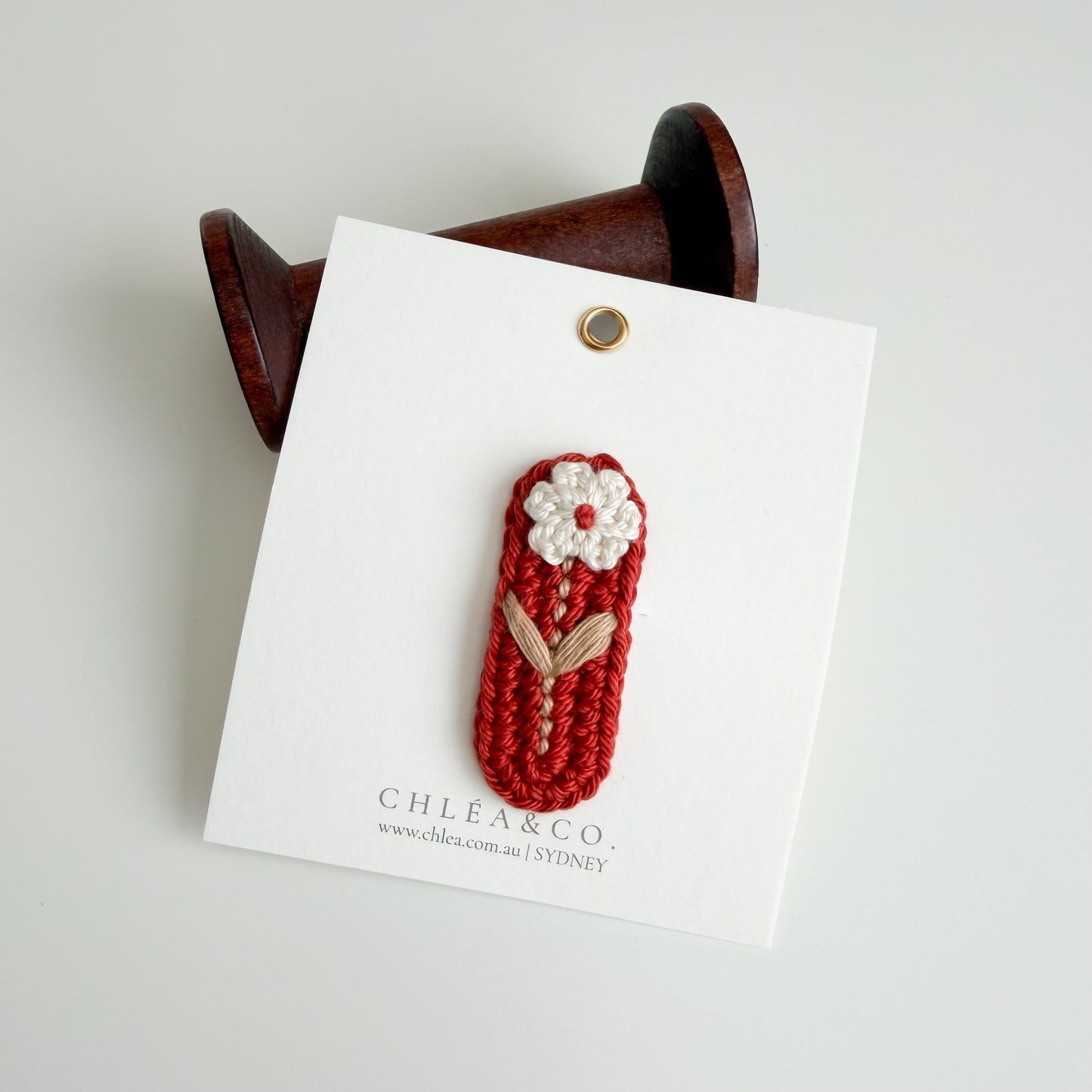 Petite Fleur Crochet Clip
