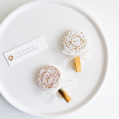 Lollipop Crochet Clip