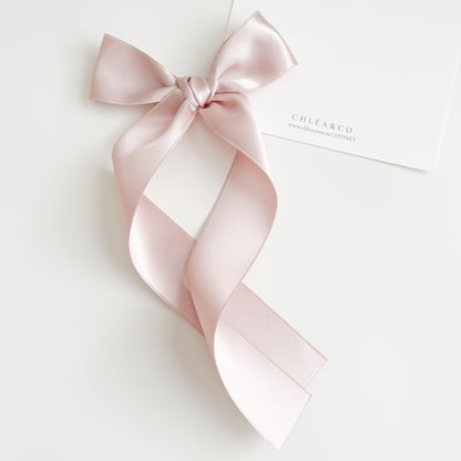 Signature Satin Long Tail Bow | Standard