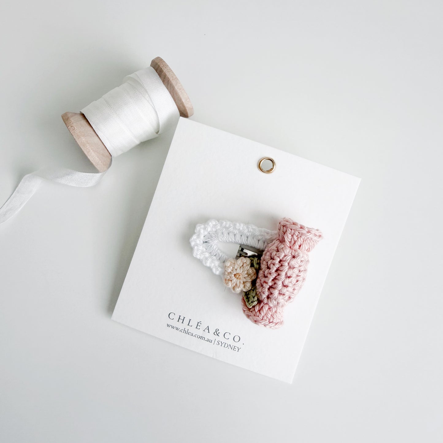 Cottage Candy Crochet Hair Clip