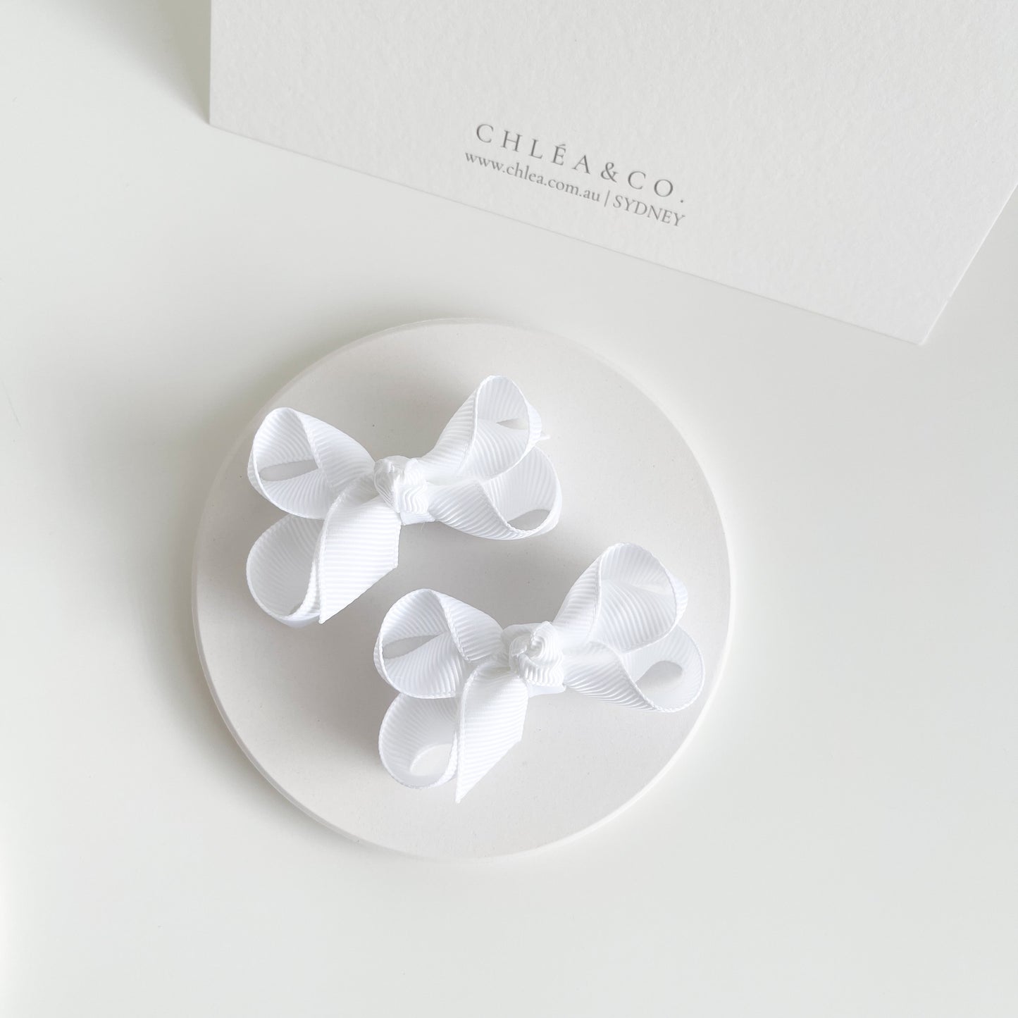 Petite Emilia Pigtail Bow Set