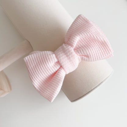 Waffle Bow Baby Headband