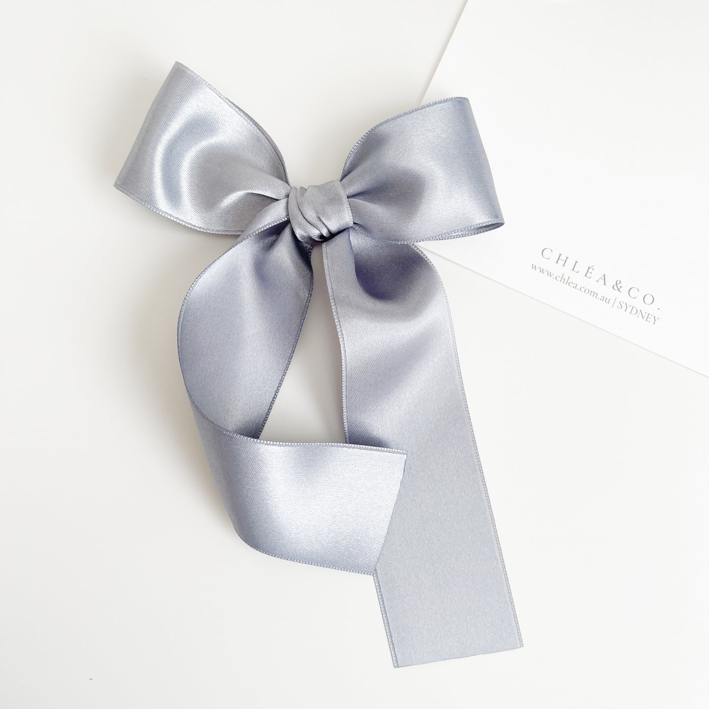 Signature Satin Long Tail Bow |  Petite XL