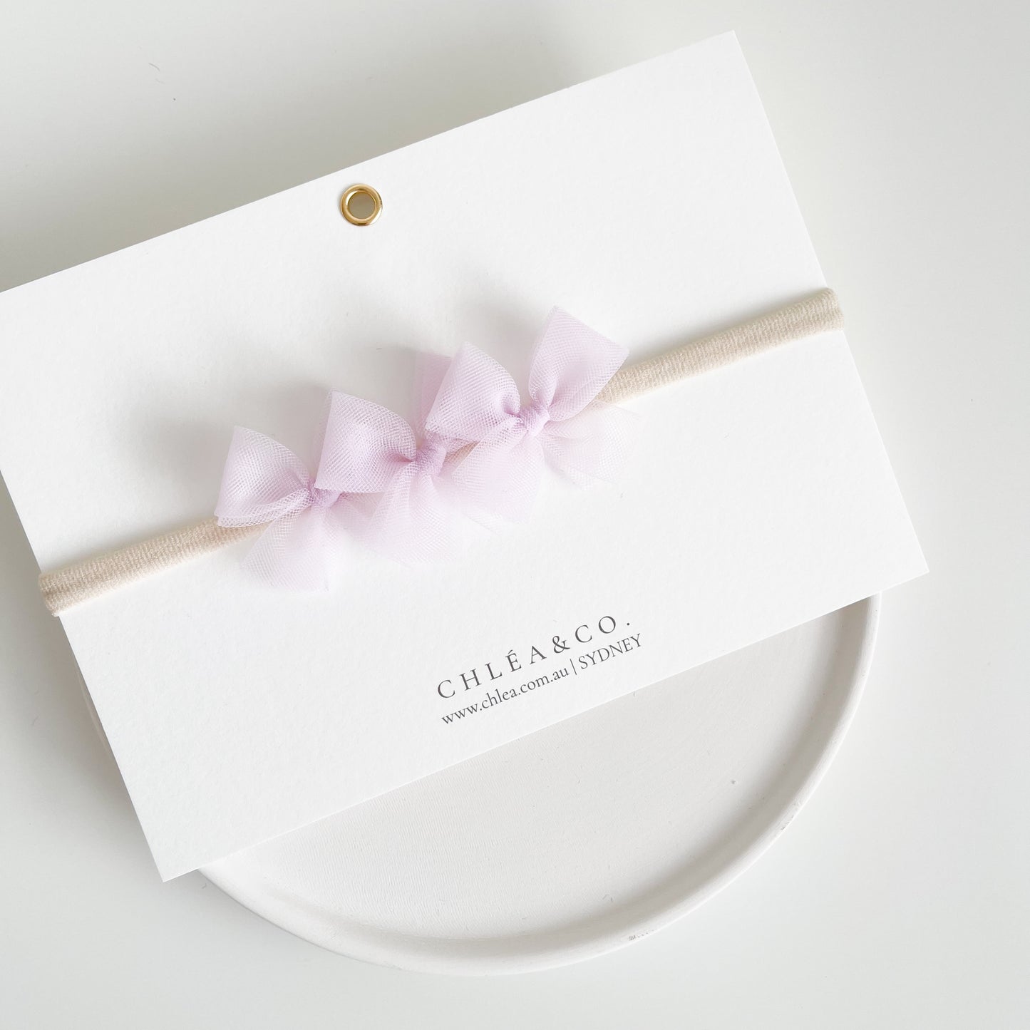 Petite Ballerina Tulle Bow Headband