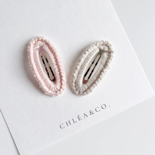 Set of 2 Crochet Clips