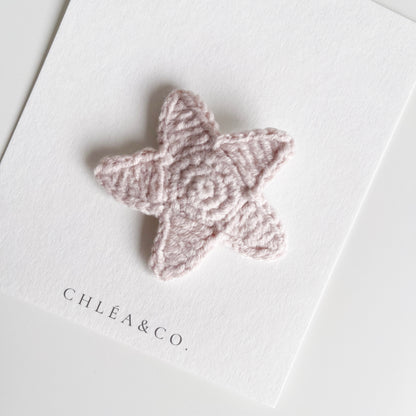 Little Star Crochet Clip