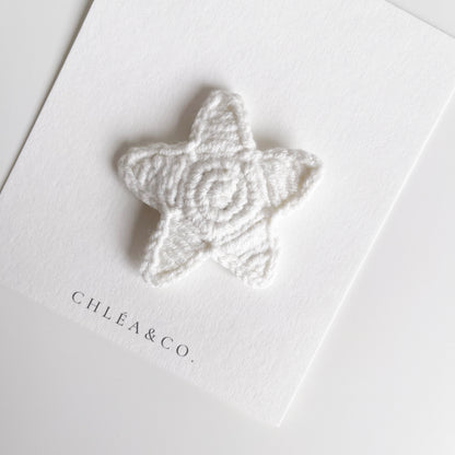 Little Star Crochet Clip