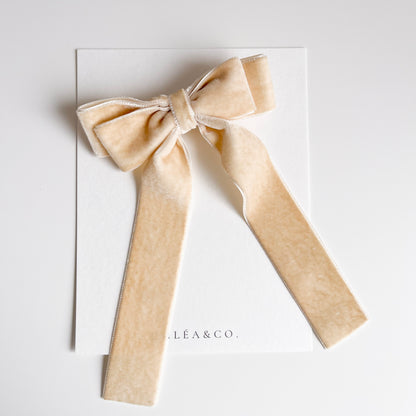 Velvet Long Tail Bow