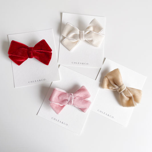 Velvet Classic Bow