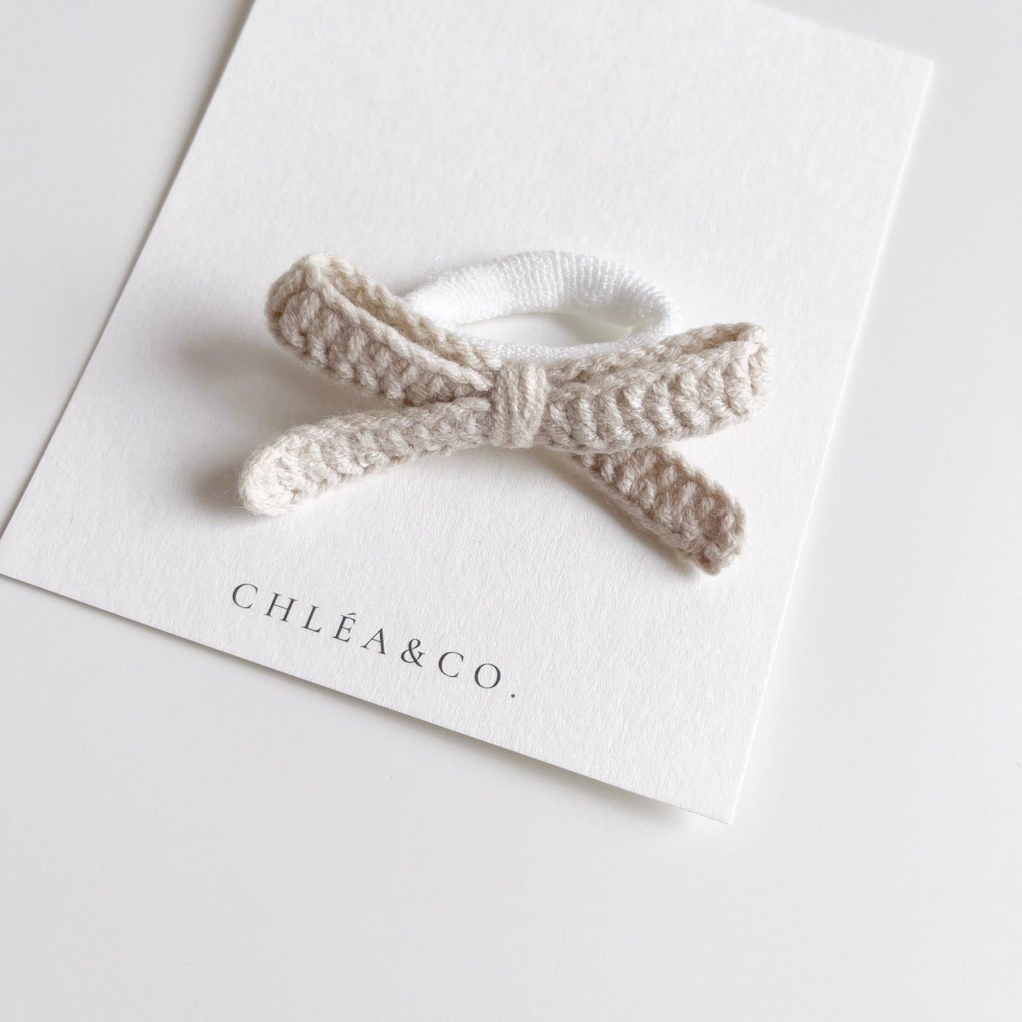 Dainty Bow Crochet Bobble