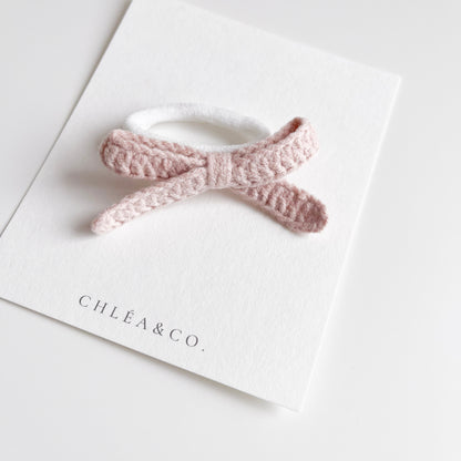 Dainty Bow Crochet Bobble