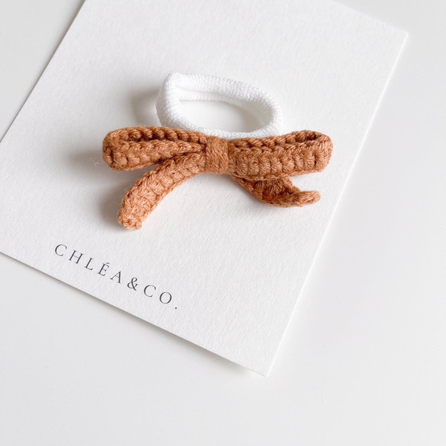 Dainty Bow Crochet Bobble