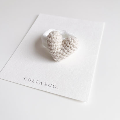 Heart Crochet Bobble
