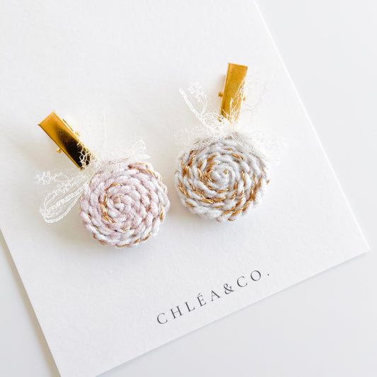 Lollipop Crochet Clip