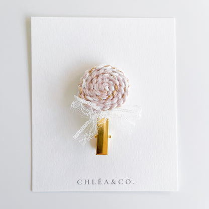 Lollipop Crochet Clip