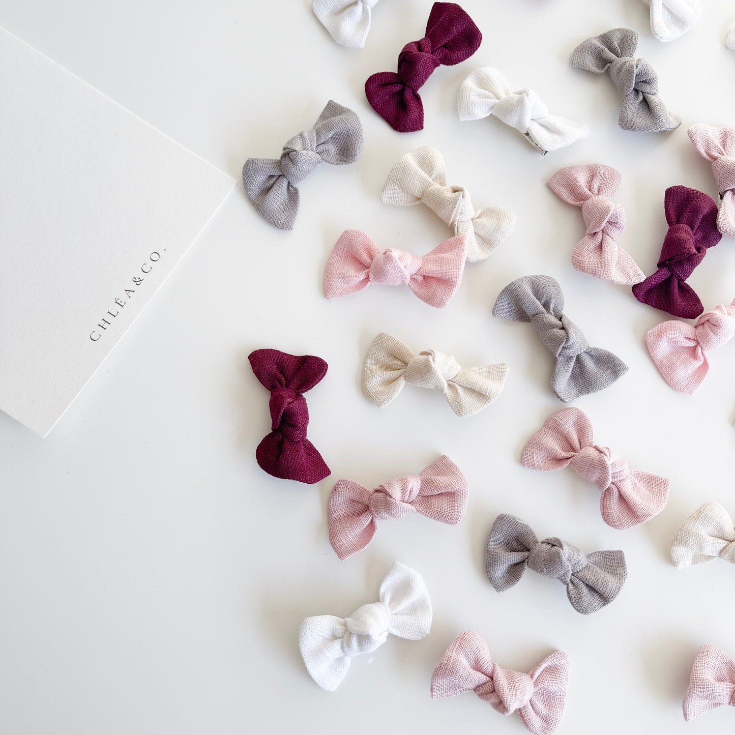 Set of 2 Georgia Mini Knot Bow