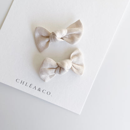 Set of 2 Georgia Mini Knot Bow