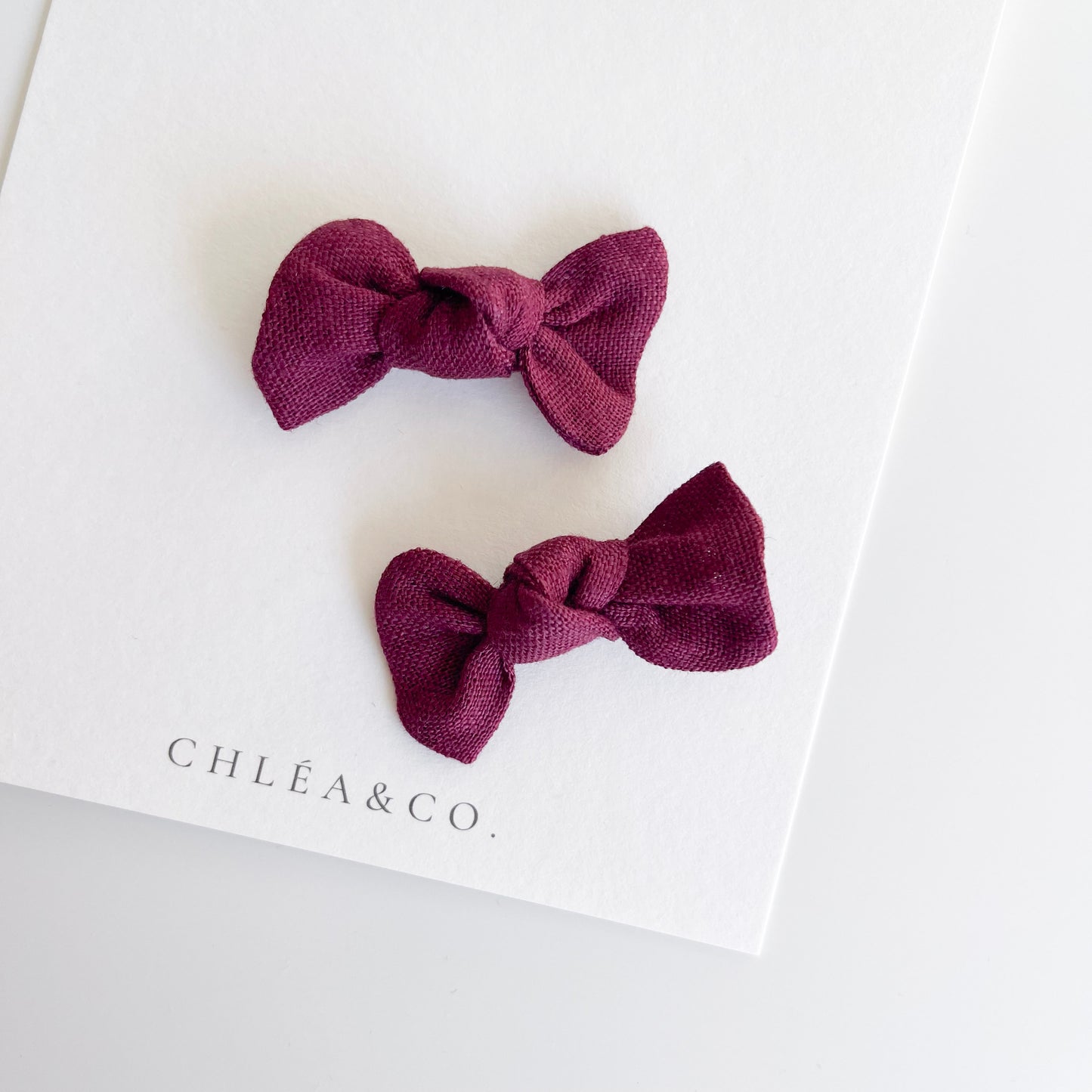 Set of 2 Georgia Mini Knot Bow