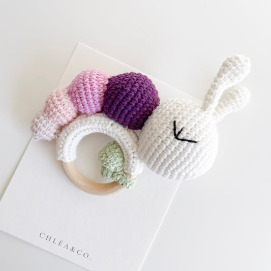 Crochet Caterpillar Rattle