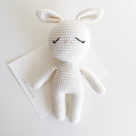 White Crochet Bunny