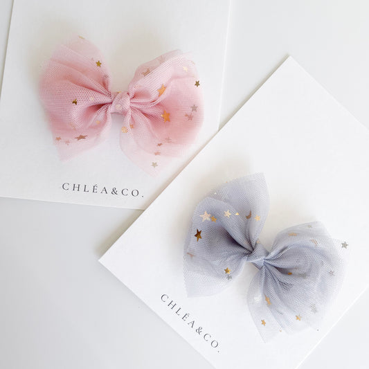 Fairy Tulle Bow Clip
