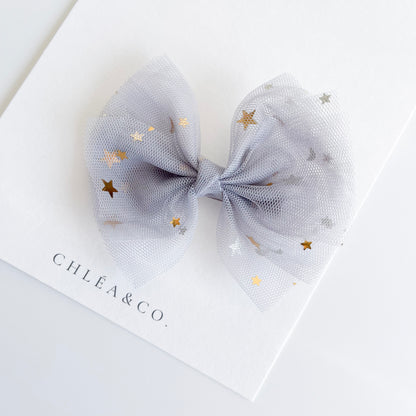 Fairy Tulle Bow Clip