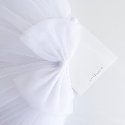 Tutu Tulle Skirt With Bow