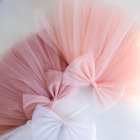 Tutu Tulle Skirt With Bow