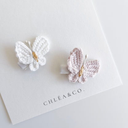 Maisie Butterfly Crochet Clip