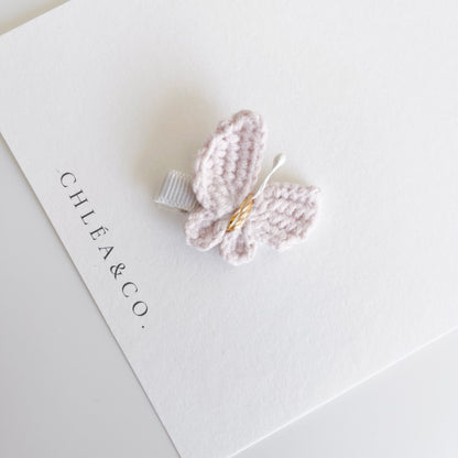 Maisie Butterfly Crochet Clip