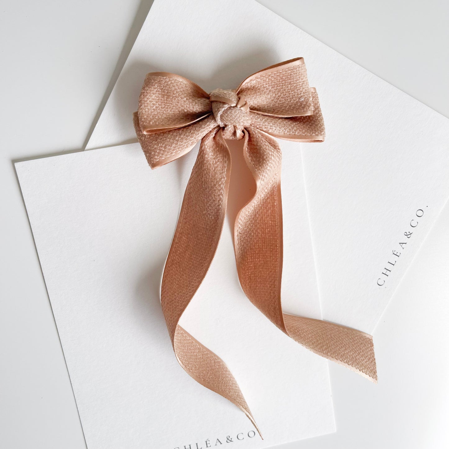 Hazelnut Long Tail Bow