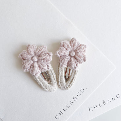 Set of 2 Crochet Clips Lily May