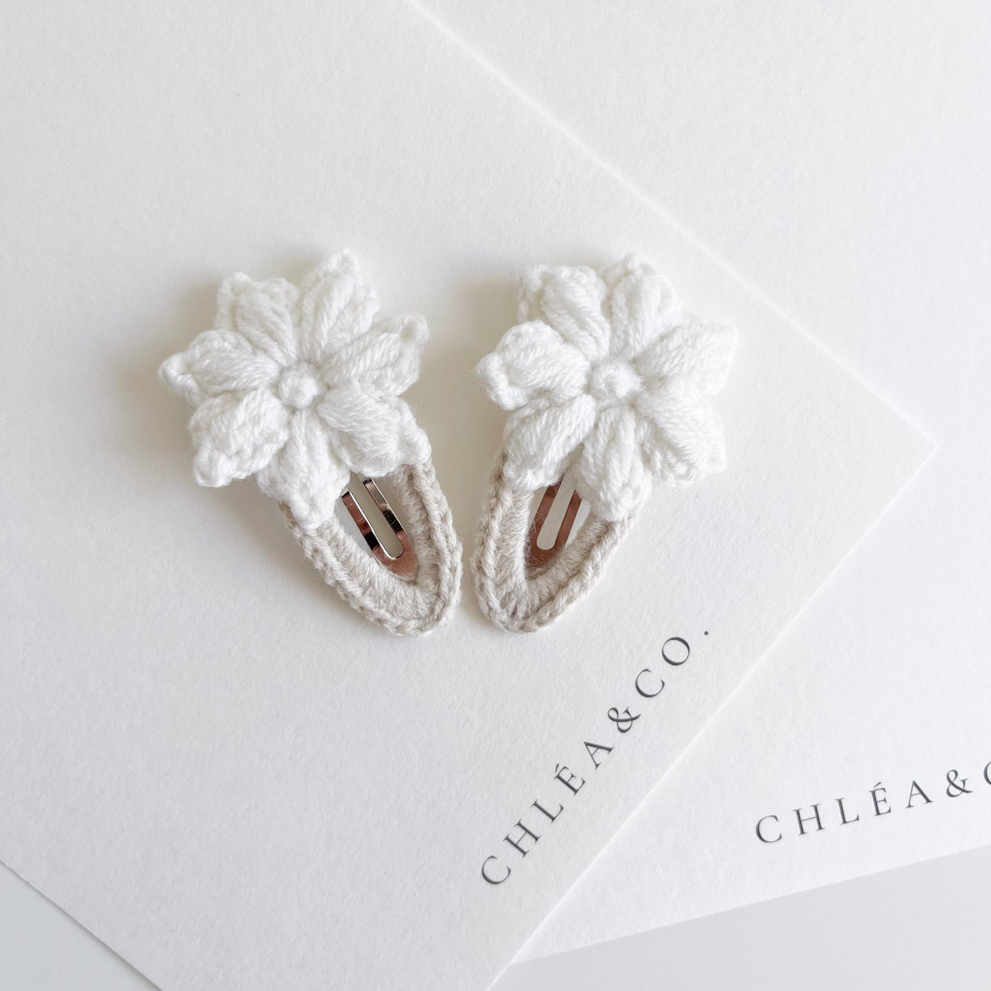 Set of 2 Crochet Clips Lily May