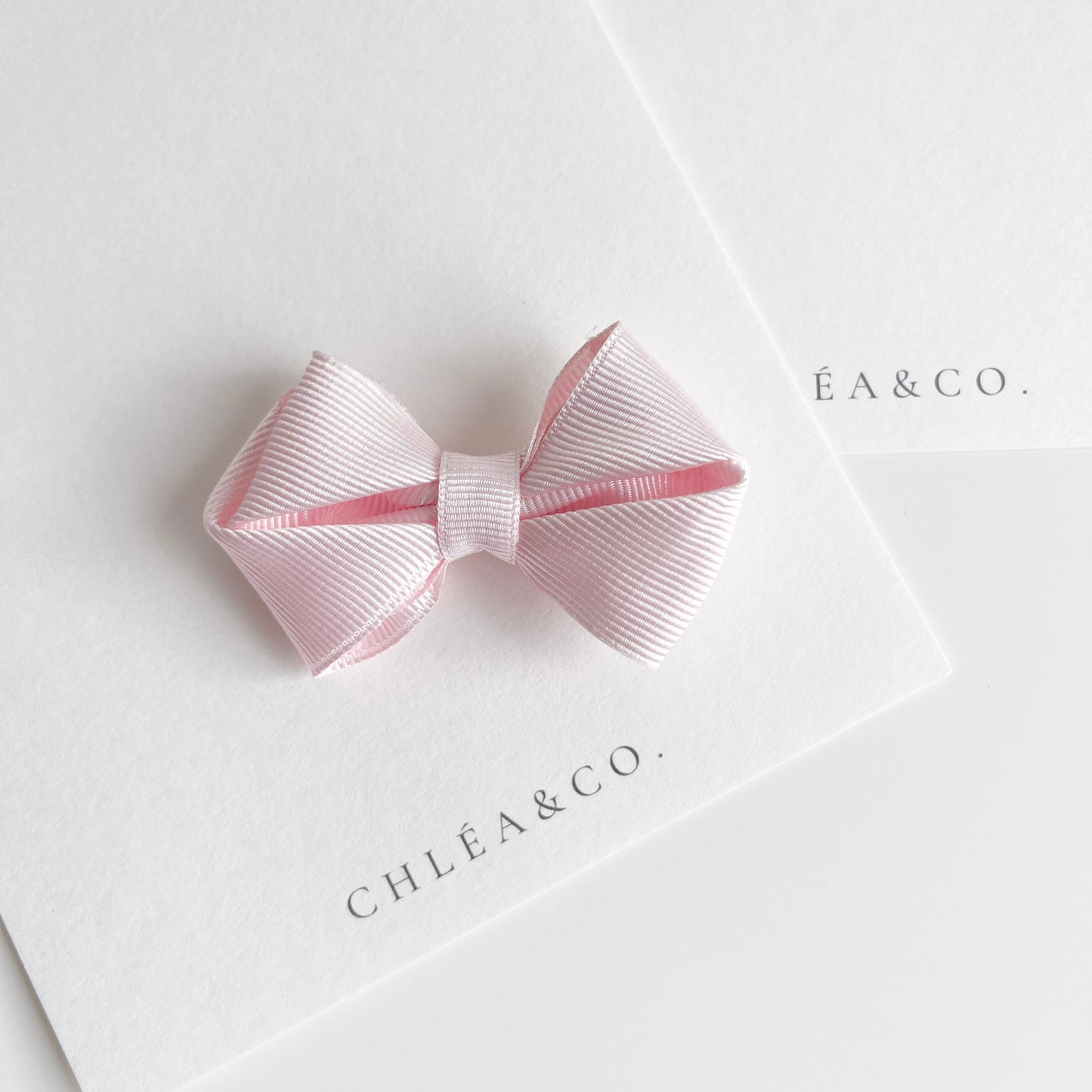 Pink Sweet Pea Clip