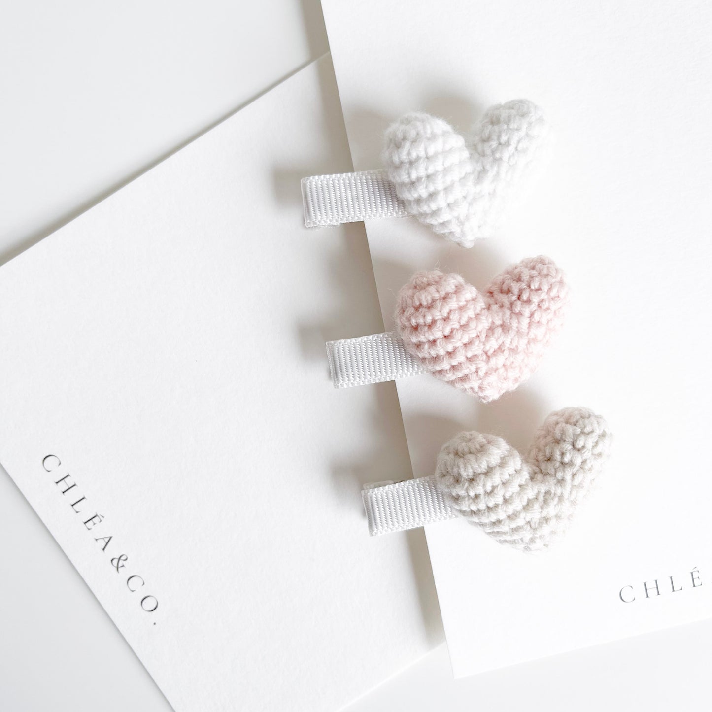 Mi Amor Crochet Clip