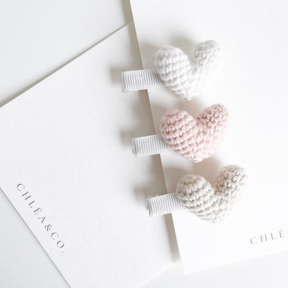 Mi Amor Crochet Clip